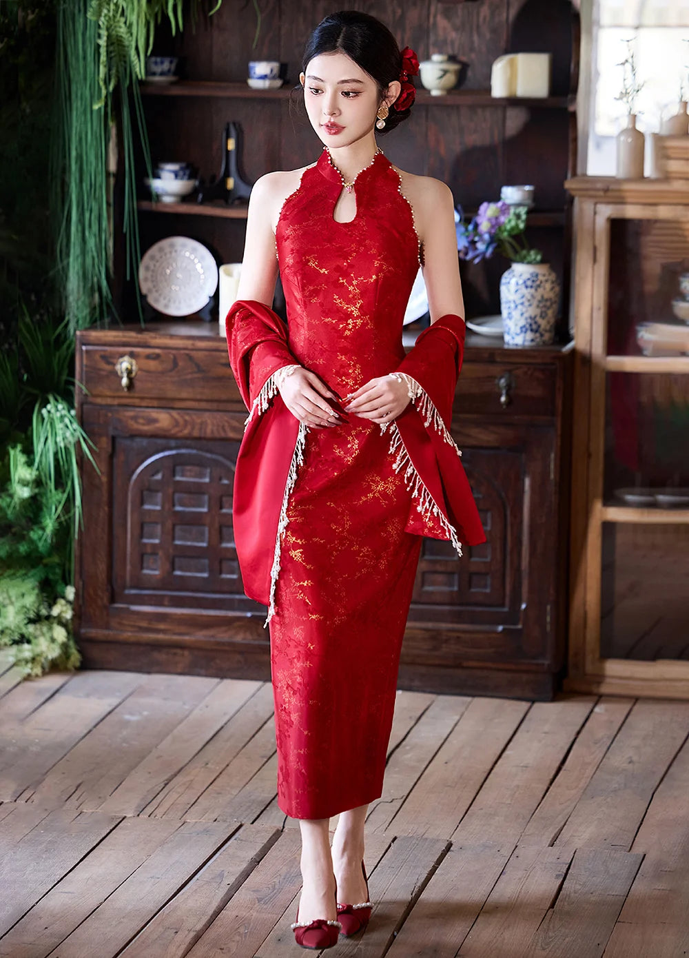 Modern Chinese New Year Dress Shop CNY Qipao