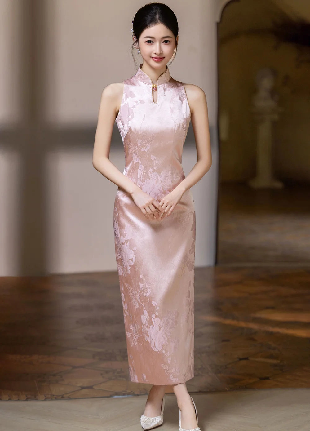 Pink Modern Cheongsam