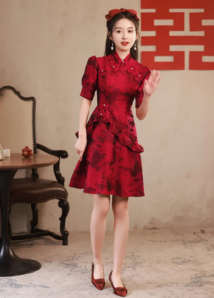 Red Chinese New Year Dress