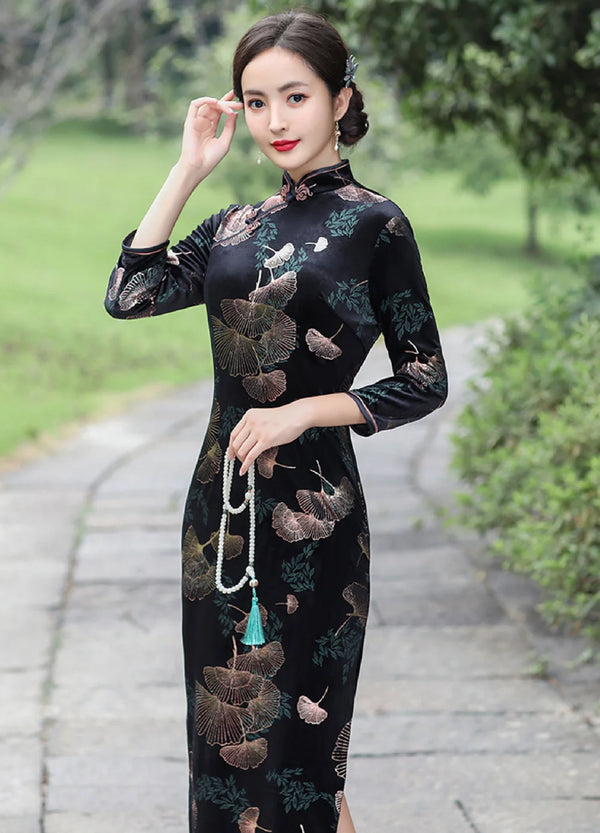 princess polly baby blue dress Black Qipao & Cheongsam main image 0
