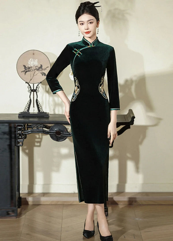 Green Qipao & Cheongsam | Shop Green Chinese Dresses