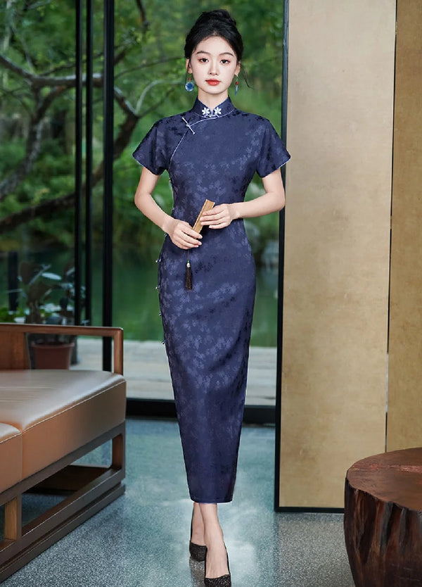 Blue Cheongsam & Qipao | Shop Blue Chinese Dresses Blue Cheongsam & Qipao | Shop Blue Chinese Dresses