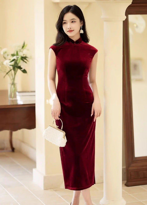 Red Qipao & Cheongsam | Shop Red Chinese Dresses