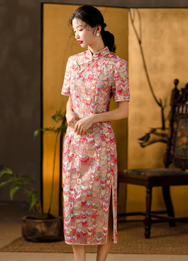 Pink Qipao & Cheongsam | Buy Pink Chinese Dresses Pink Qipao & Cheongsam | Buy Pink Chinese Dresses